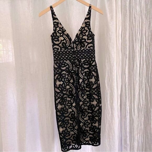 Lover The Label Black Lace Cocktail Dress - Picture 6 of 11